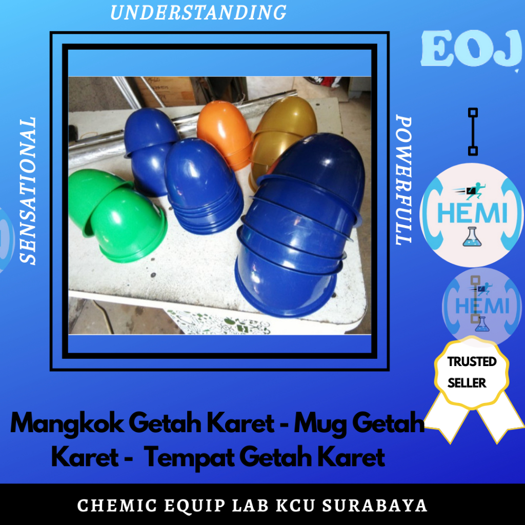 Mangkok Getah Karet- Mug Getah Karet - Tempat Getah Karet 750cc Eco