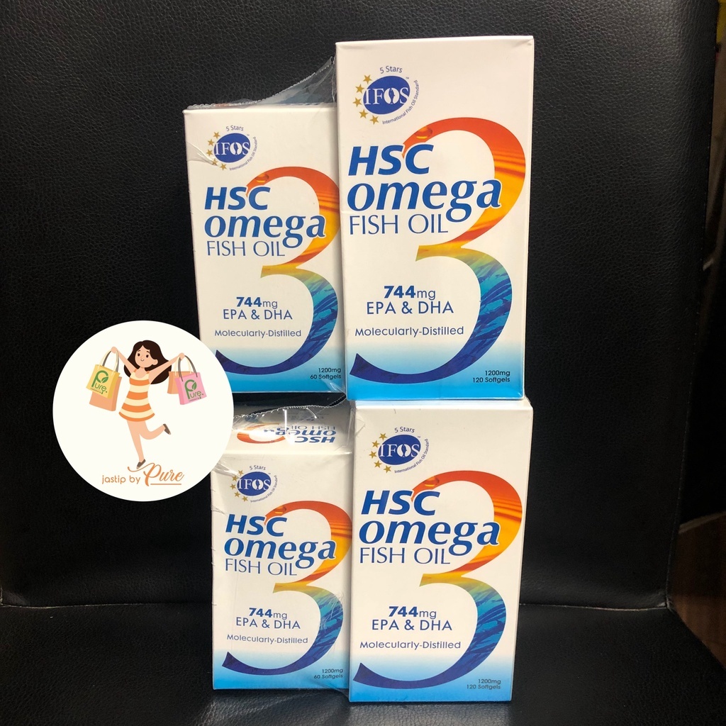 HSC Omega 3 Fish Oil 120 + 60 Capsules