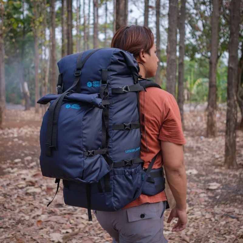 Tas Gunung Carrier Greenforest Limosa Lightweight 55+10 Liter - Tas Gunung 2 in 1 Pria dan Wanita