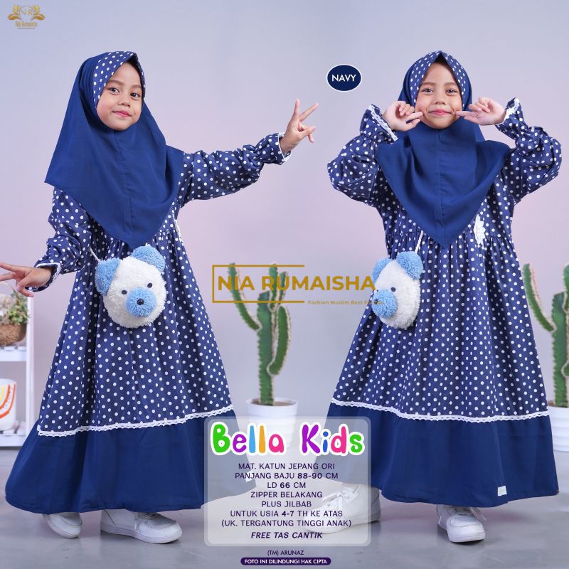 BELLA KIDS GAMIS SYARI ANAK BY NR