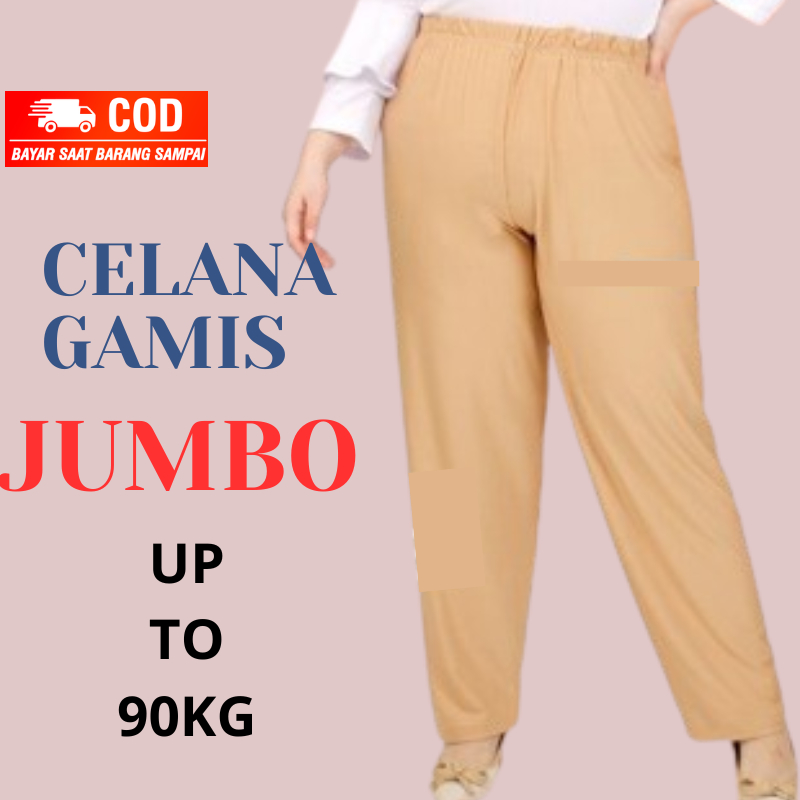 Celana Gamis Jumbo Celamis Dalaman Inner Gamis Spandek Premium Polos