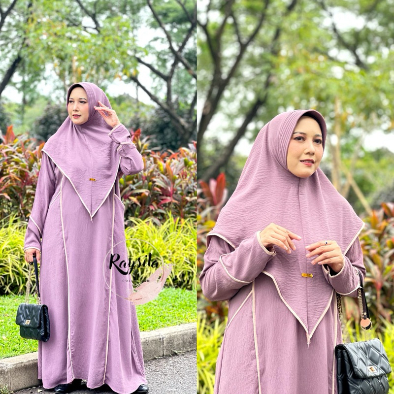 Syar'i Aisyalina Crinkle Airflow Set hijab
