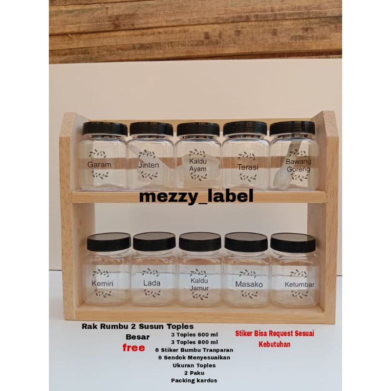 RAK BUMBU 2 SUSUN