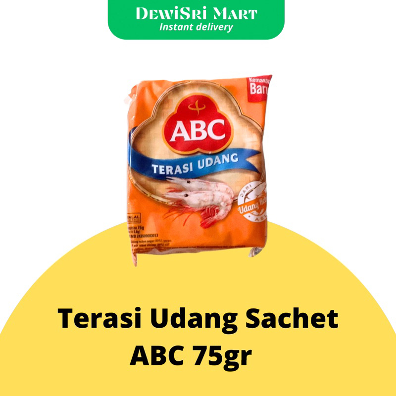 

Terasi Udang Sachet ABC /pack - Dewi Sri Mart