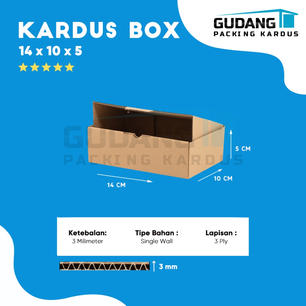 

Box Diecut Kardus Makanan Pizza Polos 14 X 10 X 5 cm
