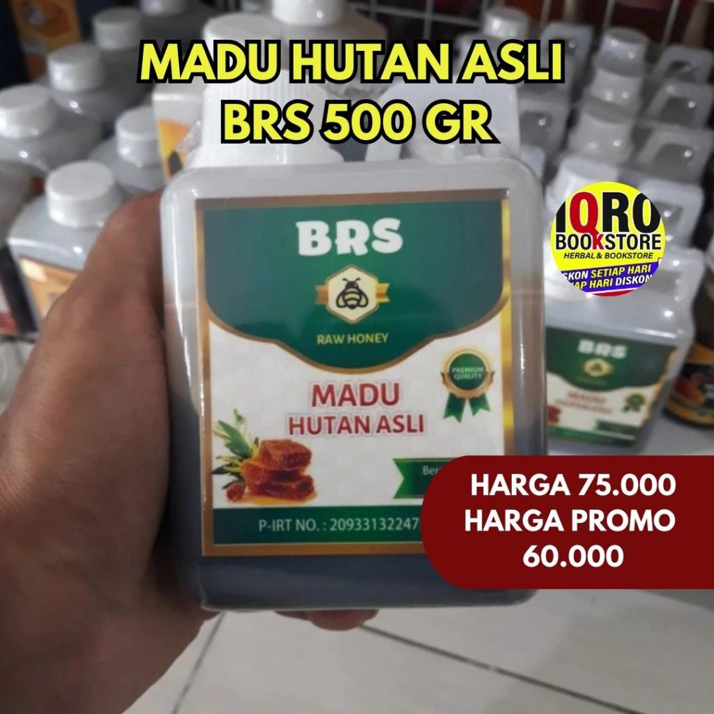 

MADU HUTAN ASLI BRS 500 GR, RAW HONEY TANPA CAMPURAN | BISA COD