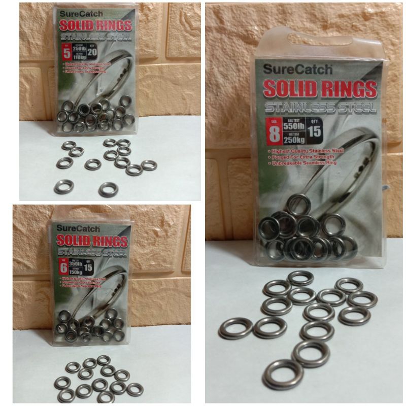 Surecatch solid rings