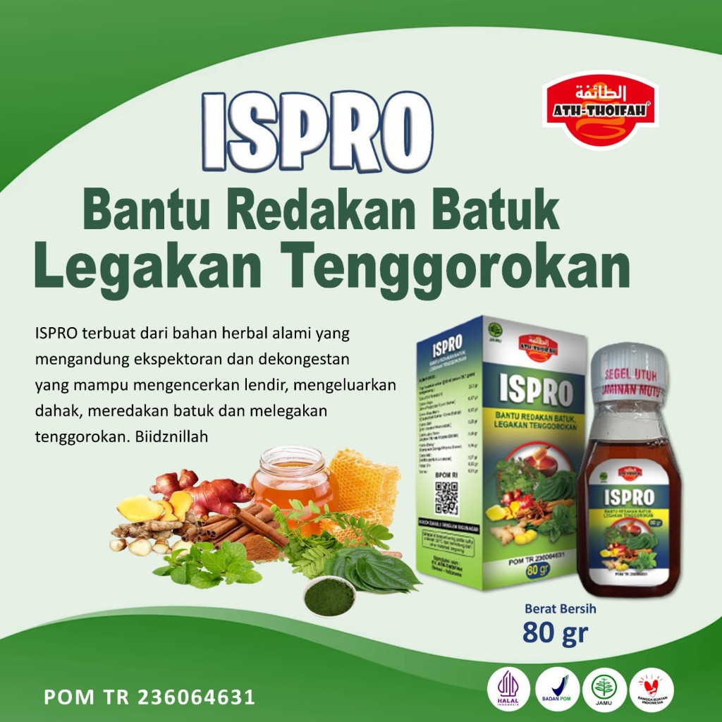 

Madu Ispro Solusi Batuk Berdahak