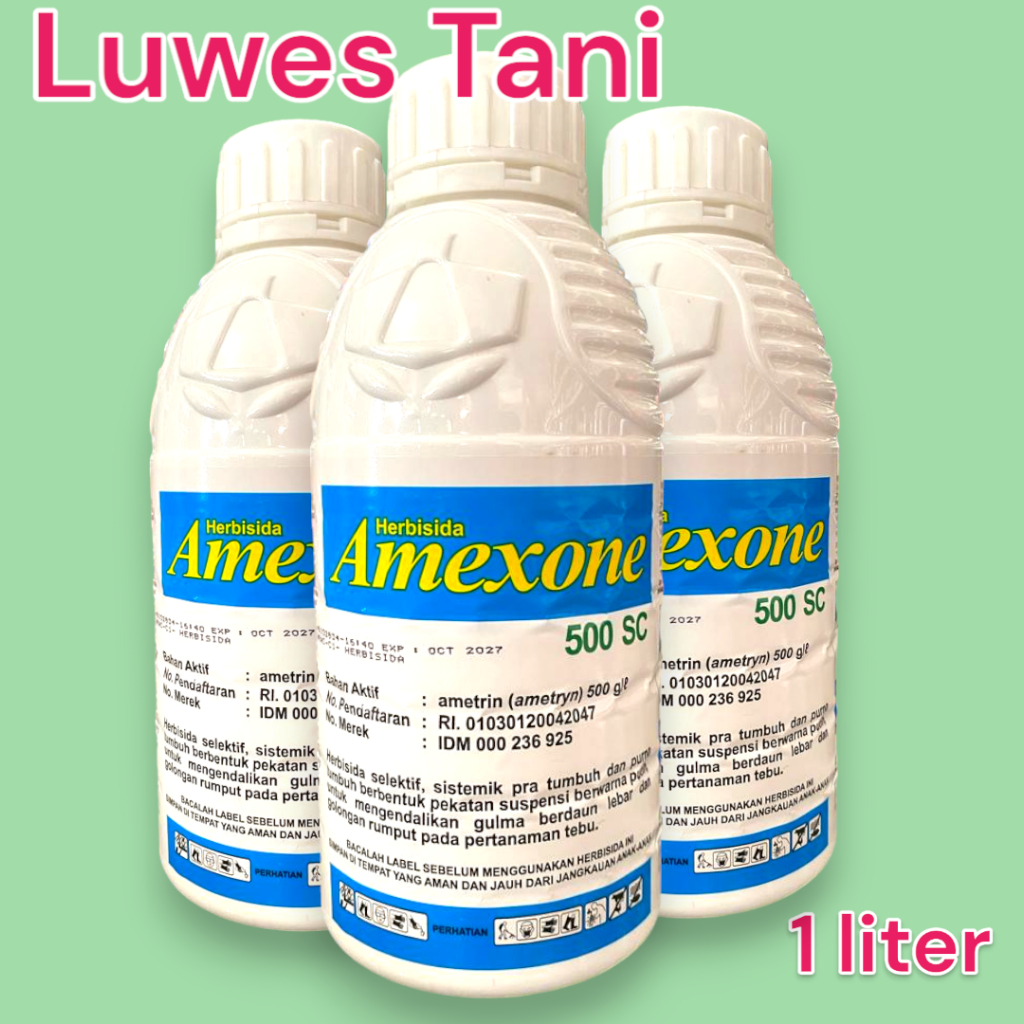 AMEXONE 500 Amexone SC 1 liter herbisida sistemik selektif pra tumbuh