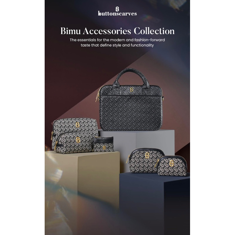 BIMU Laptop Bag Buttonscarves
