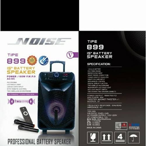 SPEAKER PORTABLE NOISE 899 V / 899V ORIGINAL NOISE 15 INCH
