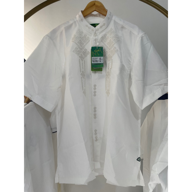 baju koko al mia mt lengan pendek - sudah berikut dus (almia original)