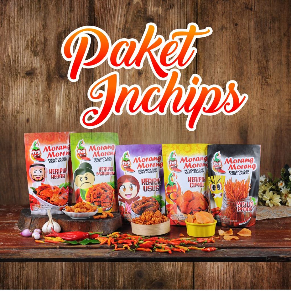 

Paket Combo Keripik Pedas Morang Moreng (Isi 5 Pcs)