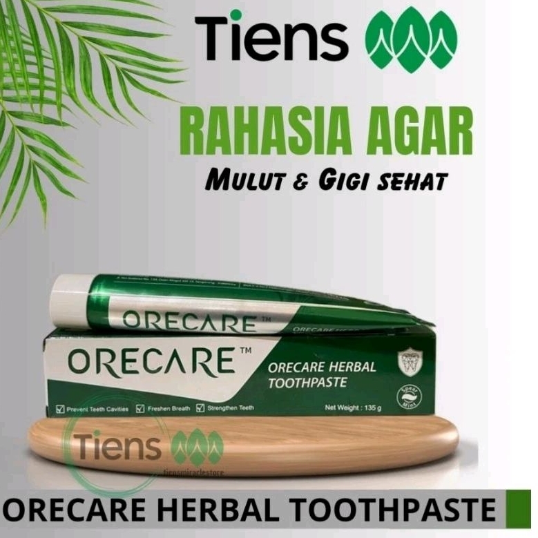 Orecare Odol Tiens Herbal Toothpaste | Pasta Gigi Tianshi Original 100% Atasi semua masalah gigi &amp; mulut