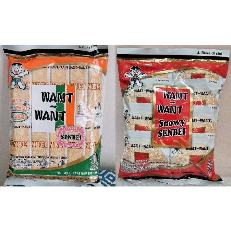 

Want Want Crackers / Krekers Beras / Snack Beras / Makanan Ringan Asin / Snack Asin / Snack Import