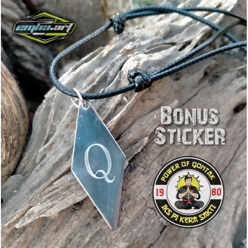 Kalung Q khas IKS PI bonus Sticker Qontak