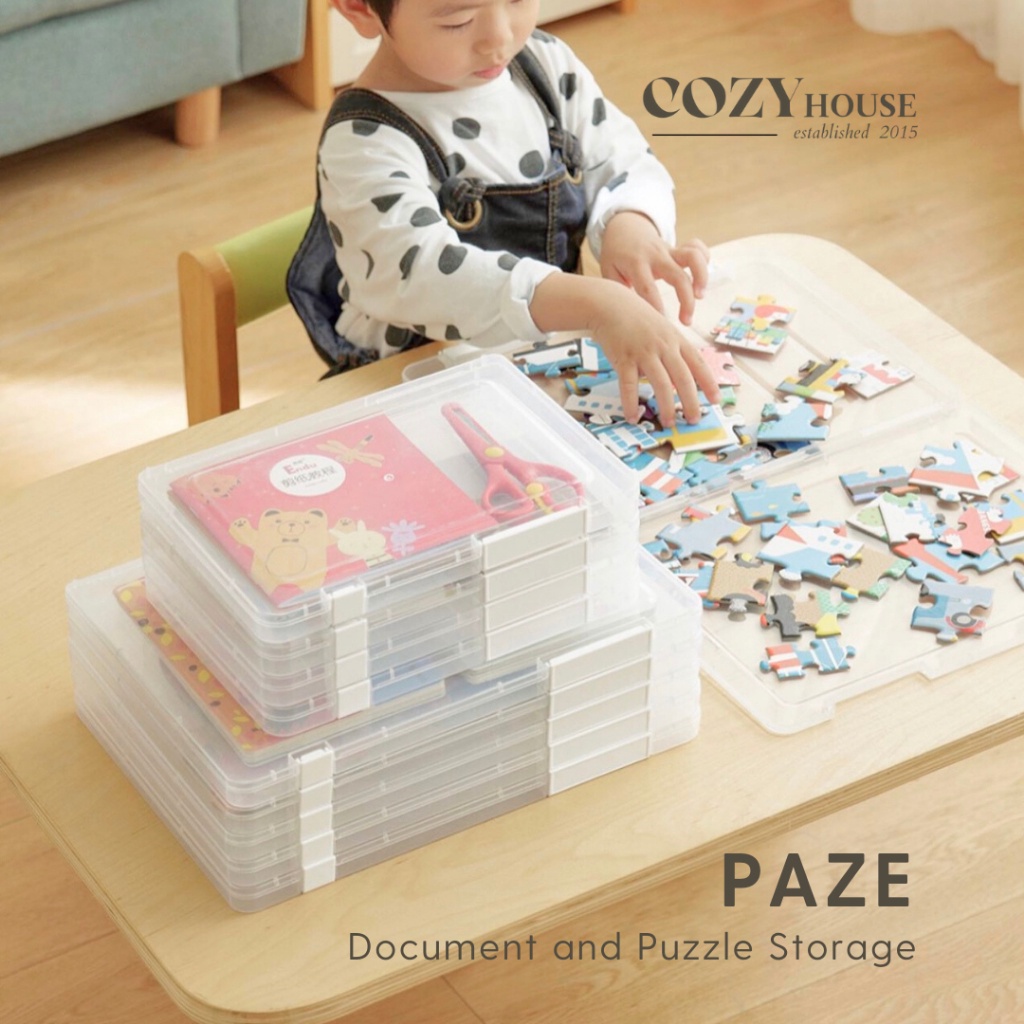 

12.12 Terlaris COZYHOUSE PAZE Puzzle Storage Document Paper Storage A4 A5 Folder Storage gas !!