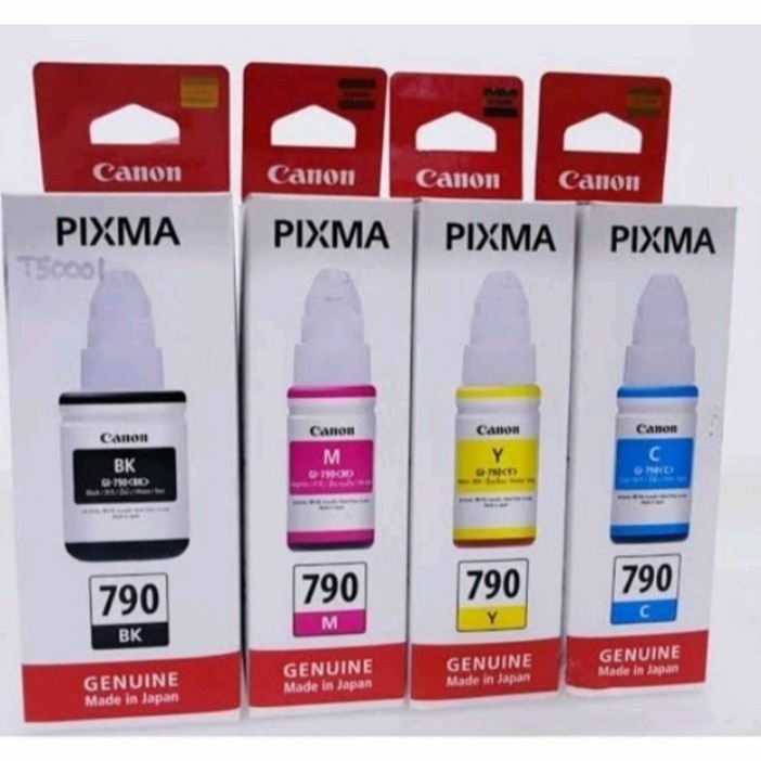 Tinta Canon Gi 790 For Printer G1000 G2000 G3000 G2010 ORIGINAL HITAM