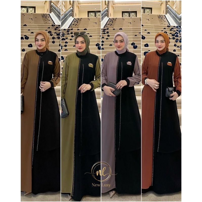 ABAYA NAVISA-New Lusy-gamis terbaru