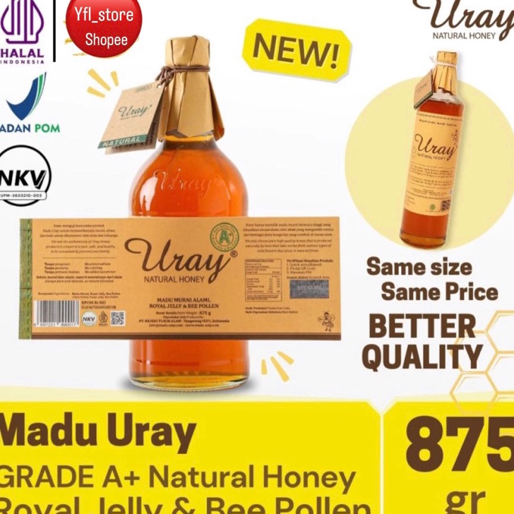 

Terkini MADU URAY 875 gr / 640ml ORI DAN EXP MASIH LAMA Super Promo