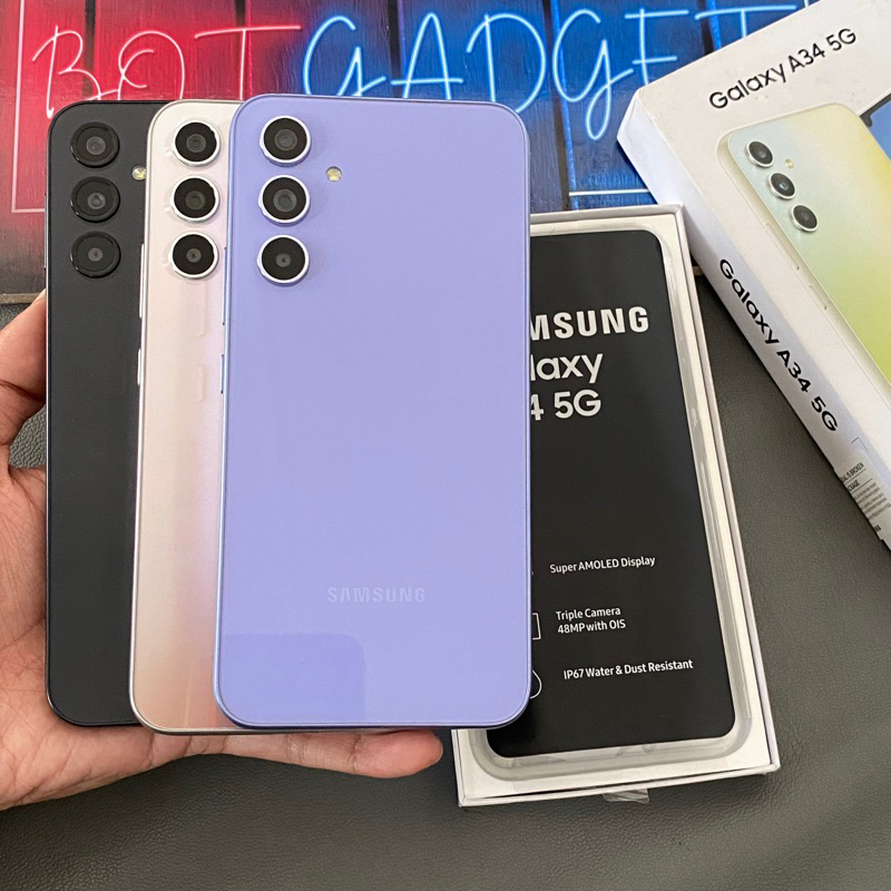 SAMSUNG GALAXY A34 5G SECOND GARANSI RESMI