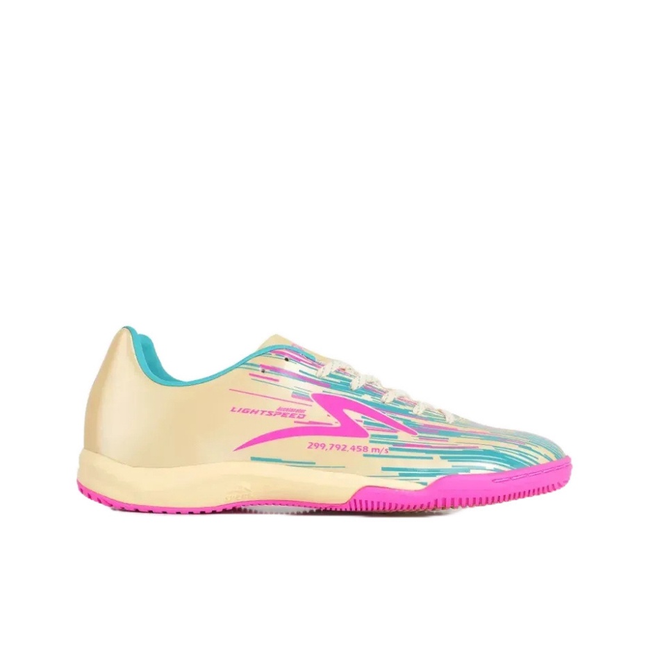 Best HOT PROMO Specs Sepatu Futsal Lightspeed Reborn Fg Ivory Oats Persian Green Pink / Sepatu Futsa