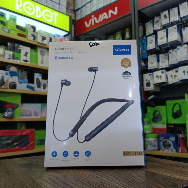 EARPHONE BLUETOOTH VIVAN LIBERTY N100