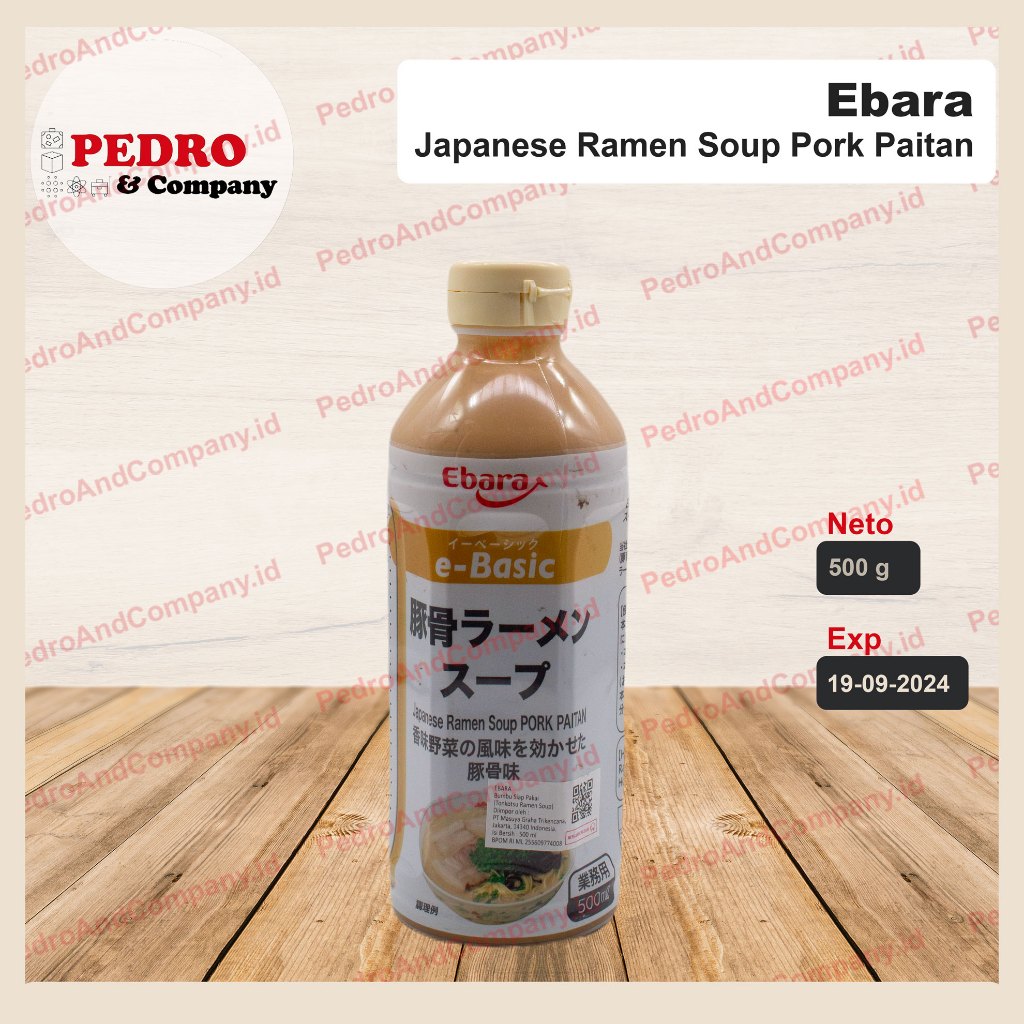 

Ebara japanese ramen soup PORK PAITAN 500 ml - bumbu sup e basic