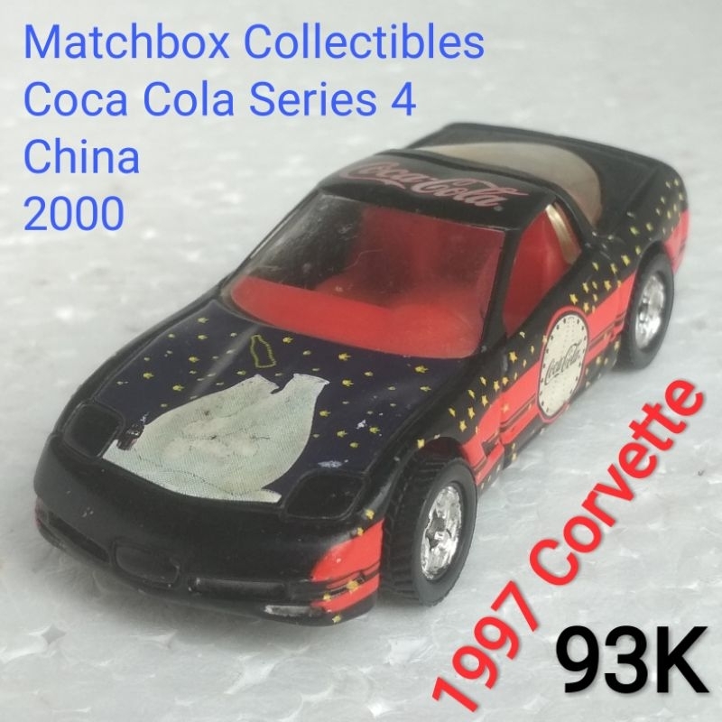 Matchbox Collectibles Coca Cola 1997 Corvette
