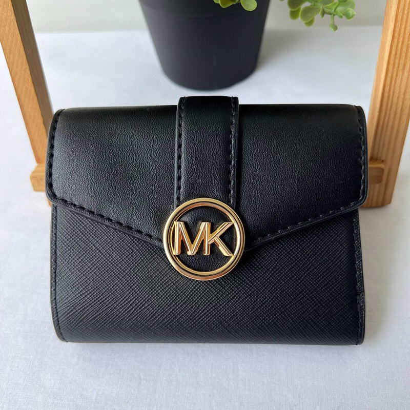 MK Carmen Medium Flap Bifold Wallet 11.5x9