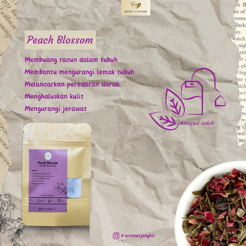 

Peach Blossom Flower Tisane