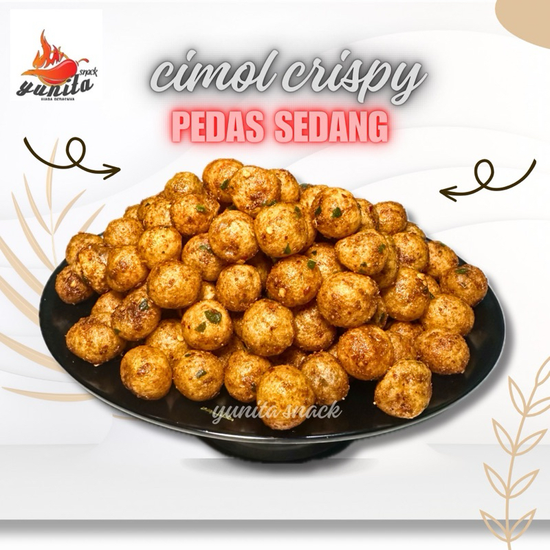 

Cimol Crispy Pedas Gurih Daun jeruk 500 gram