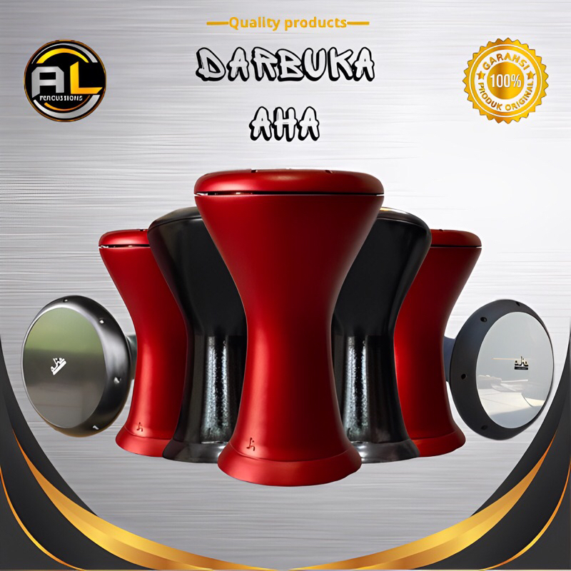 DARBUKA AHA PERCUSSION ORIGINAL UKURAN STANDART 83/4 INC POLOS TERMURAH