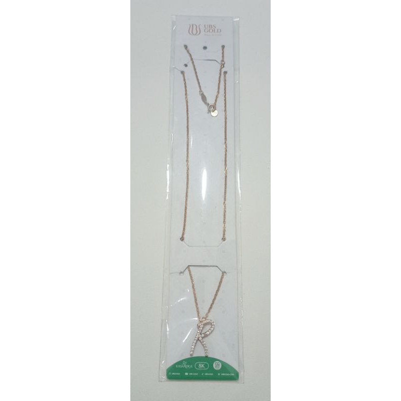 KALUNG FANCY LIONTIN HURUF R AD FULL (2.750 gr) 8K