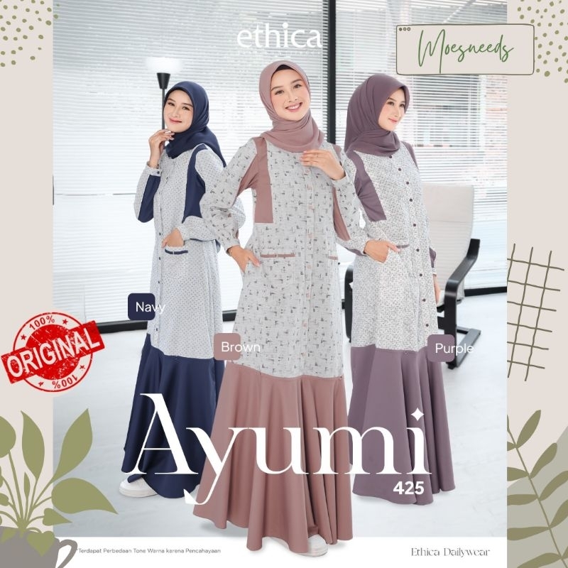 ETHICA Gamis Wanita Terbaru Kekinian Ayumi 425