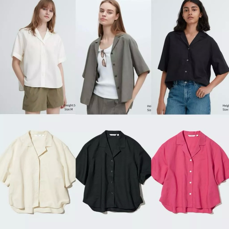 Uniqlo Linen Blend Shirt