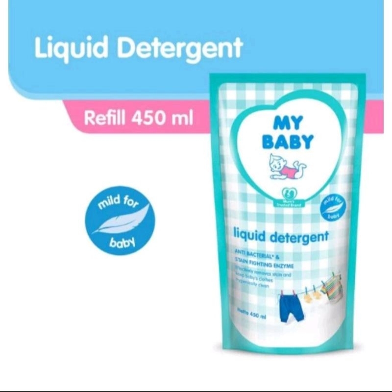 MY BABY LIQUID DETERGENT 450ML(REFFIL)