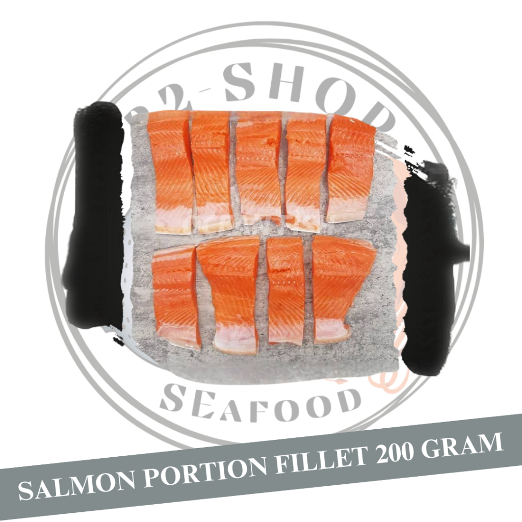 

Salmon Portion Fillet Frozen Premium / Atlantic / Trout Norway / 200Gr