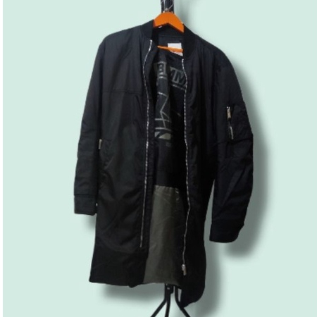 Jaket Bomber Long Coat / Coach Pria PL Brand Hum Size 2XL