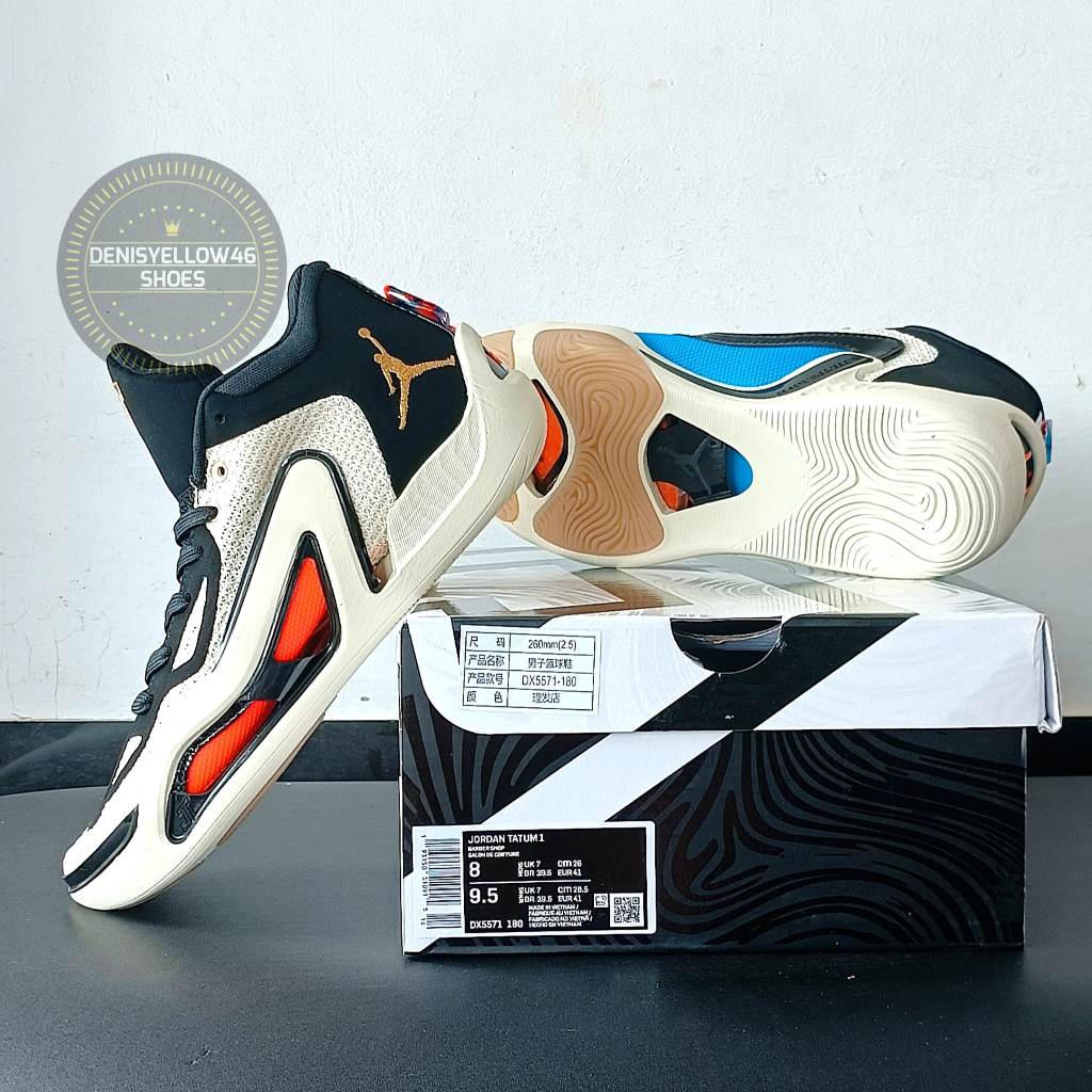 SEPATU BASKET TERBARU NIKE JD TATUM PUTIH HT SNEAKERS KETS OLAH RAGA VOLI COD