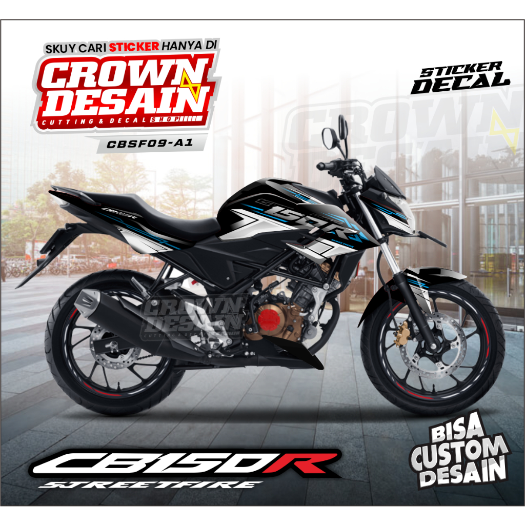 Decal Stiker CB150R 2017 Stiker Motor CB150R Stiker Honda CB150R Fullbody - CBSF