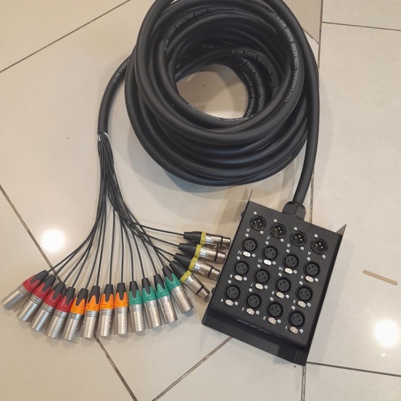 Snake Kabel 16ch Box STX 12in 4out panjang 35meter