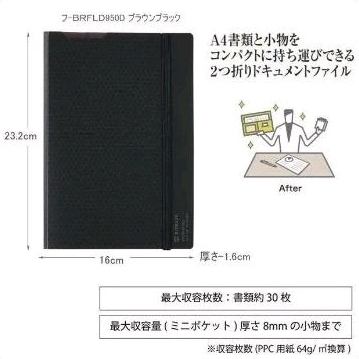 

Kokuyo BIZRACK A4 Paper Folder 1 Holder & 10 Pockets P-BRFL10