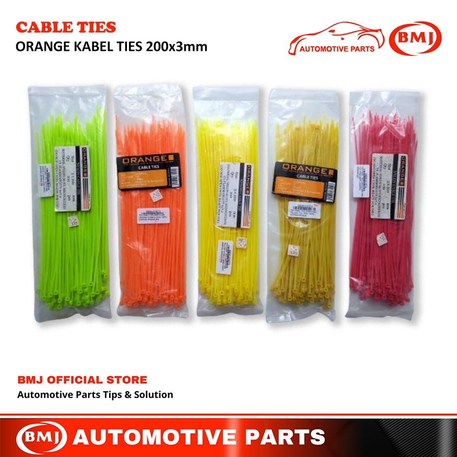 

Kabel Ties 200mmx3mm 100 Pcs