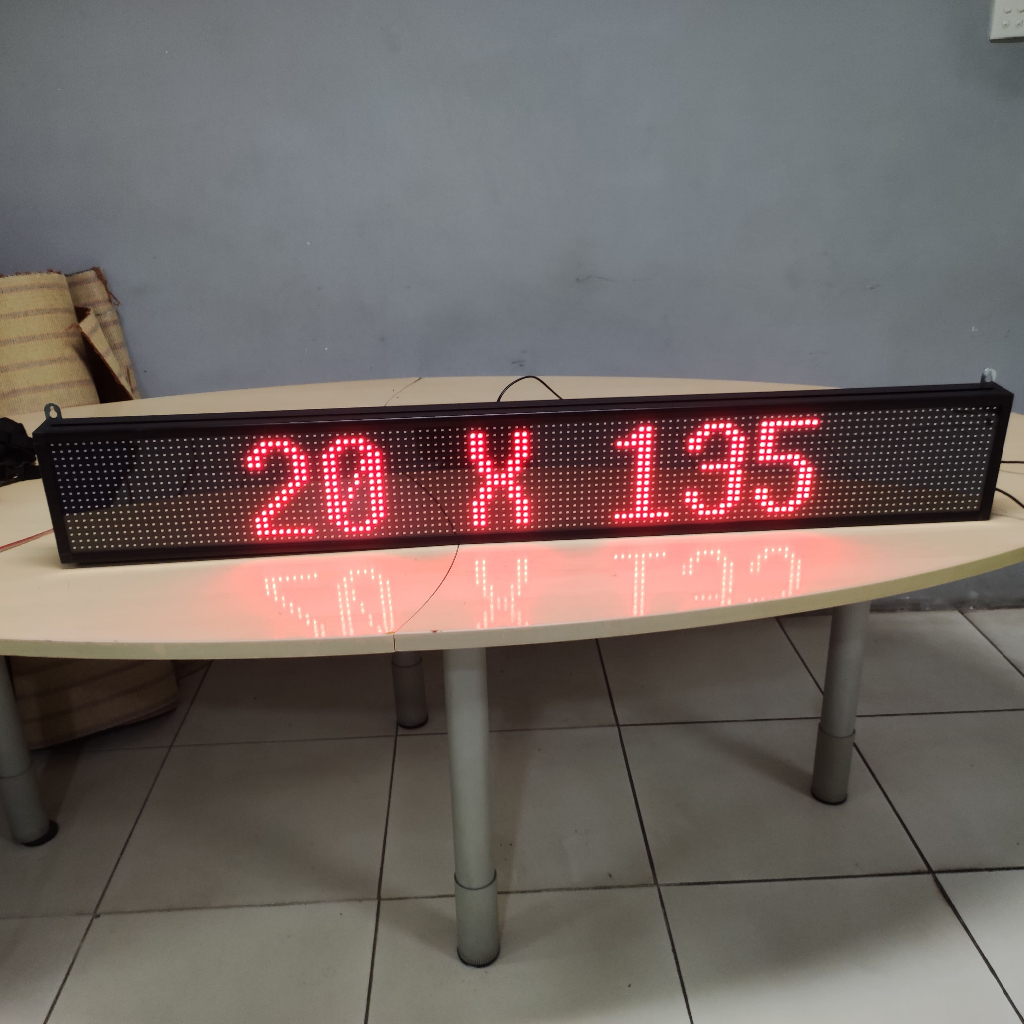 Running Text, Jam Running Text Toko, Running Text JT135