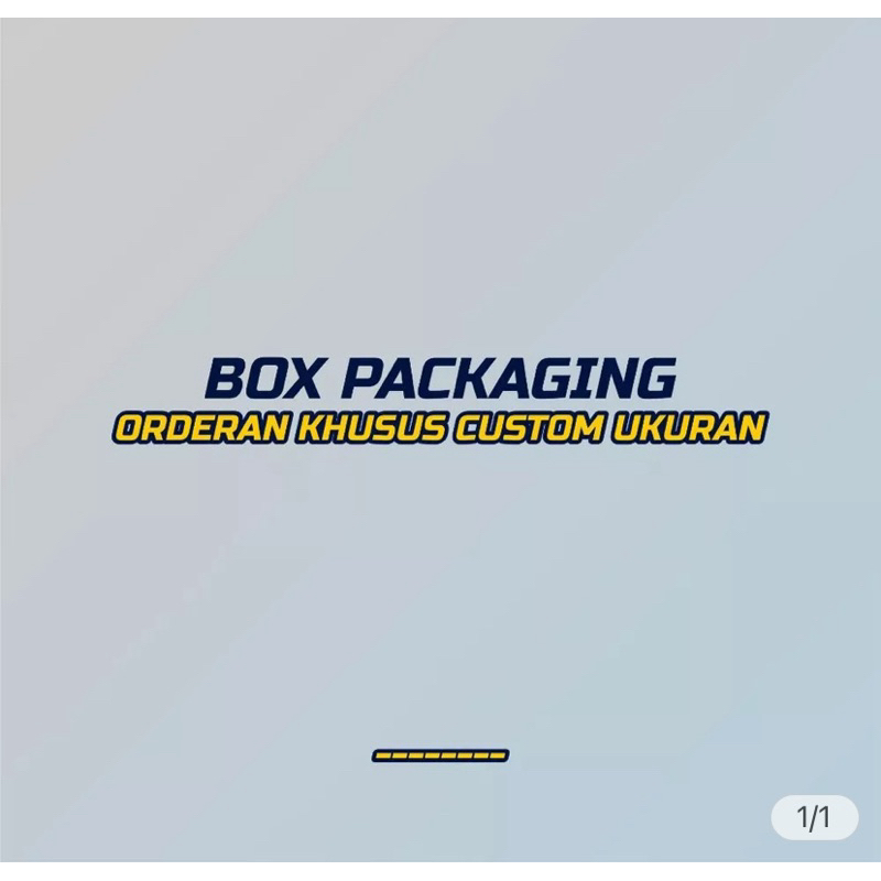 custom box packaging