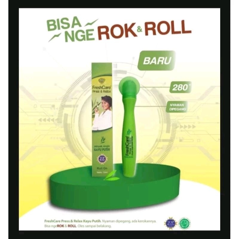 FreshCare FreshCare Press & Relax Minyak Kayu Putih Dan Strong 10ml