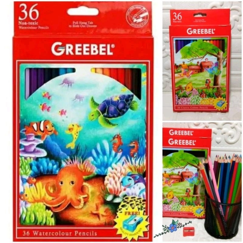 

Pensil warna greebel 12,24, 36 warna