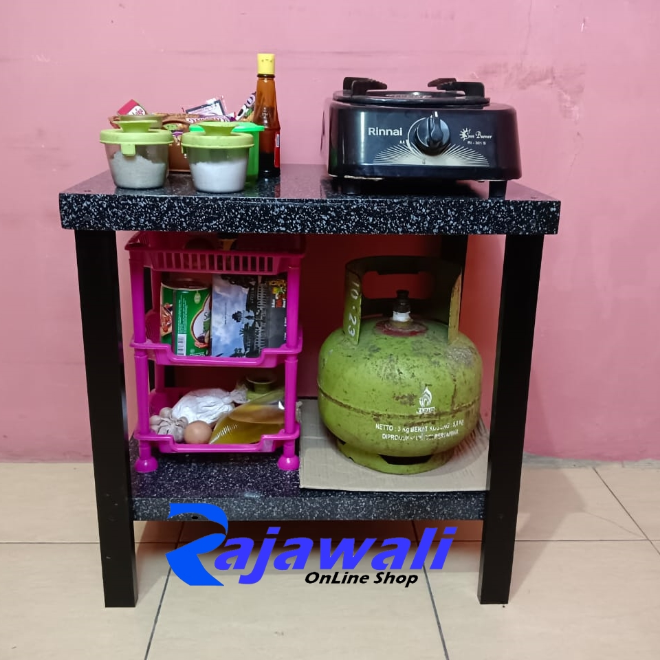 Meja Kompor Gas 1 Tungku Ukuran yang Lebih Besar