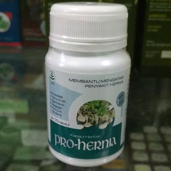 Kapsul Herbal Pro Hernia Obat herbal untuk Hernia atau turun bero dengan kapsul herbal Pro Hernia